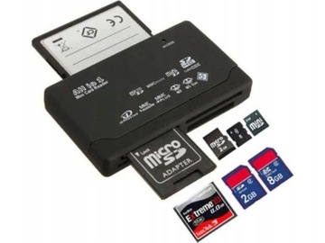 БЫСТРОЕ КАРТРИДИНГ УНИВЕРСАЛЬНЫЙ USB SD SDHC SDXC MICRO MS CF XD M2