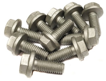 Śruba z kołnierzem M6x10 ZN kl.10.9 din6921 10szt