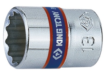 NASADKA KRÓTKA 1/4'' 8mm x 24mm, 12-kąt. CHROM