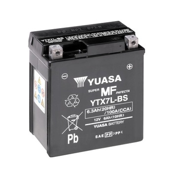 Akumulator YUASA YTX7L-BS AGM Honda CB 600 CBR CRF