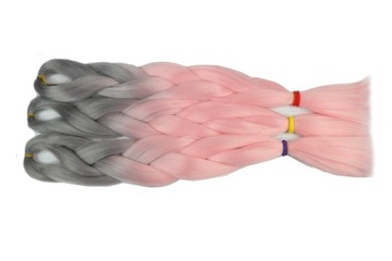 СИНТЕТИЧЕСКИЕ волосы для косичек.ЦВЕТНЫЕ косички.Наращивание волос в стиле омбре.