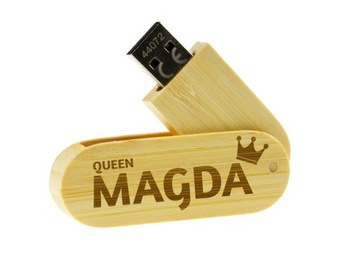 PENDRIVE Z GRAWEREM NAPISY GRAWER + IMIĘ 16GB