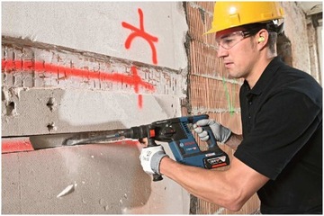 GBH 18V-26F BOSCH HAMMER 2x5.0Ah L-BOXX + ПЫЛЕСОЕДИНИТЕЛЬ GDE 18V-16 BOSCH