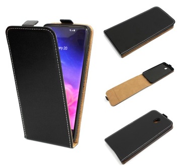 ETUI GUMOWE Z KLAPKĄ HQ do XIAOMI REDMI 8A czarne