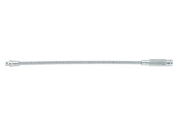 PRZEDŁUŻKA GIĘTKA 1/4'' 450mm Z UCHWYTEM, CHROM