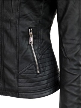 Женская классическая кожаная куртка L92