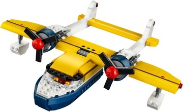 LEGO CREATOR 31064 3 В 1 ЗАТВОР ДЛЯ МОТОРНОЙ ЛОДКИ ГИДРОПЛАН