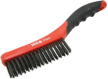 ПРОВОЛОЧНАЯ ЩЕТКА ЯТО С ПЛАСТИКОВОЙ РУЧКОЙ