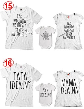 КОМПЛЕКТ ФУТБОЛКА ДЛЯ МАМА И ПАПА + БОДИ ДЛЯ РЕБЕНКА