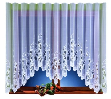 FIRANY GOTOWA FIRANA ŻAKARDOWA 350x160 WISAN JUSTI