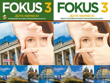 Fokus 3 KOMPLET Podręcznik + ćwiczenia Wsip
