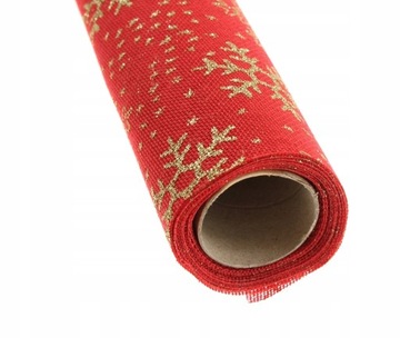 Juta Dekoracyjna Mata taśma wstążka 47cm/2,6m WZÓR