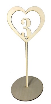 Деревянные настольные цифры, цифры КРЕЩЕННОЕ ПРИЧАСТЬЕ