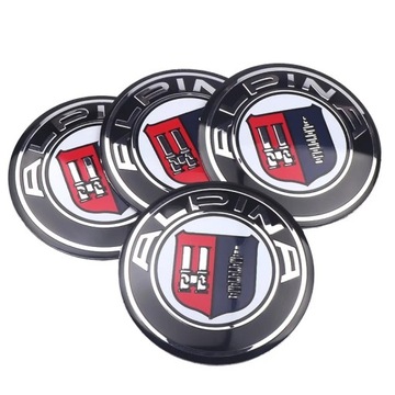LOGO Emblemat na dekielki kapsle ALPINA BMW 56mm