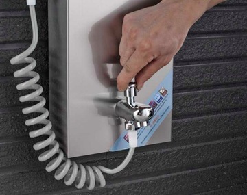 Светодиодная душевая панель водопадный душ