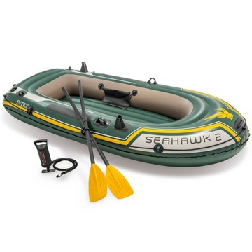 PONTON SEAHAWK 2 +WIOSŁA +POMPKA 236cm INTEX 68347