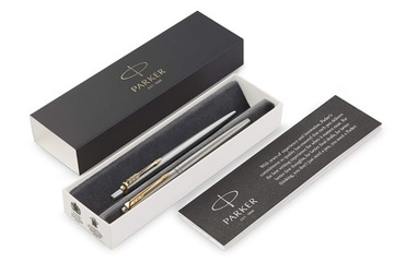 Набор перьевая ручка + ручка JOTTER STAINLESS STEEL GT PARKER 2093257