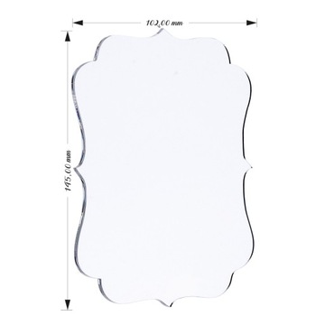 Пригласительные на свадьбу АКРИЛОВЫЕ ВЫКРОЙКИ П