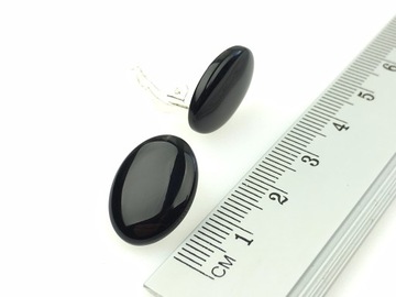 зажимы из черного оникса, элегантные и классические