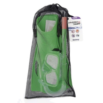 НАБОР ДЛЯ ДАЙВИНГА МАСКА + ТРУБКА + ласты 25019