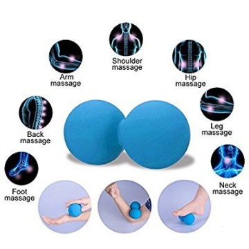 2 роликовых ДВОЙНЫХ МАССАЖНЫХ МЯЧИКА 16 24 + рюкзак