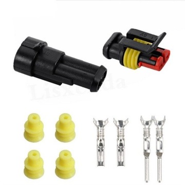 Złącze hermetyczne konektor superseal 2-pin LPG