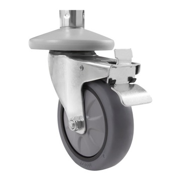 ТЕЛЕЖКА ДЛЯ ОФИЦИАНТОВ, 3 ПОЛКИ, НЕРЖАВЕЮЩАЯ СТАЛЬ