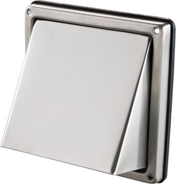 WYRZUTNIA KRATKA Z KLAPA ZWROTNA ZAWÓR SUA 100 mm NIERDZEWKA KWASÓWKA INOX