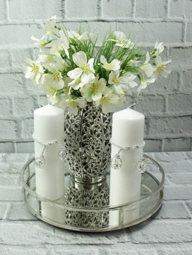 Серебряная нить для штор, свечей, подвески.