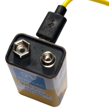 Akumulator 9V na USB 800 mAh J 6AM6 MN1604 522 CE