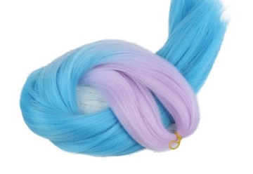 СИНТЕТИЧЕСКИЕ волосы для косичек ЦВЕТНЫЕ косички НАРАЩИВАНИЕ ВОЛОС ОМБРЕ