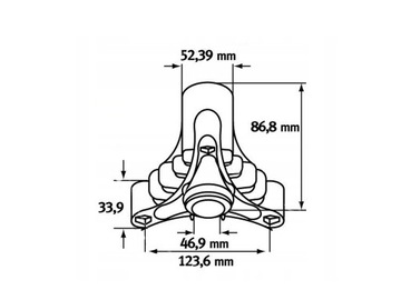 КОРПУС ВАЛА HUSQVARNA, ДИАМЕТР 3