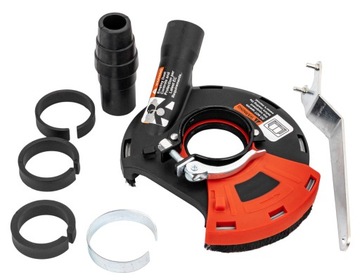 OSŁONA PRZECIWPYŁOWA ODSYSAJĄCA DO SZLIFIERKI 125 MM NA SZLIFIERKĘ KĄTOWĄ