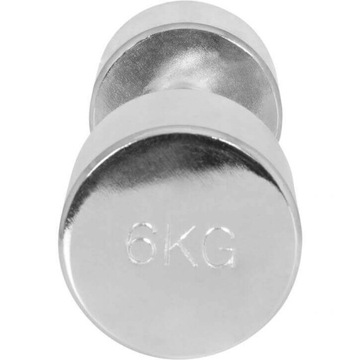 Гантели хромированные фиксированные Gorilla Sports 2x6 кг