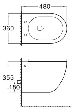 MEXEN ZESTAW LENA STELAŻ MISKA WC DESKA WOLNOOPADAJĄCA BIDET