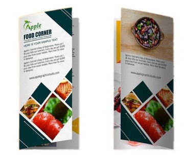 СЛОЖЕННЫЙ ЛИСТОВОК 2xDL до DL 500 штук Мел 250г