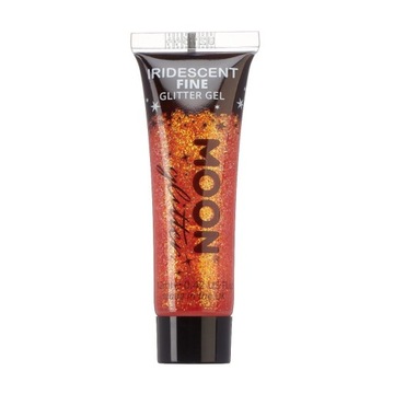 Iridescent Fine Glitter Gel MOONGLOW Czerwony