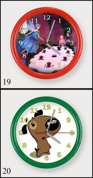 Детские настенные часы BAJKI, имя бесплатное PL