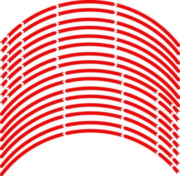 Наклейки на диски RIMS STRIPES 15-21 дюйм 8 мм №2