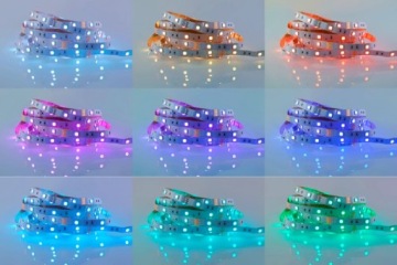 LED SMD RGB 5050 MUSIC DISCO TAPE 1m