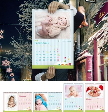 Фотокалендарь А3 со своими фотографиями и праздниками