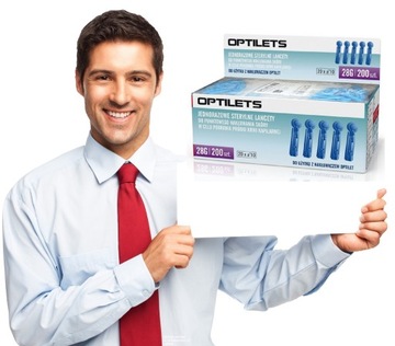 LANCETY OPTILETS STERYLNE IGŁY OPTILET 200 sztuk