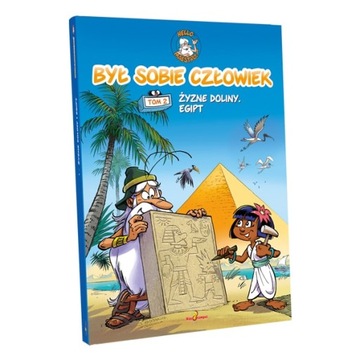 BYŁ SOBIE CZŁOWIEK ŻYZNE DOLINY I EGIPT KOMIKS DVD KOMIKS EDUKACYJNY