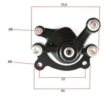 ПЕРЕДНИЙ ТОРМОЗНОЙ СУППОРТ POCKET BIKE CROSS QUAD ATV