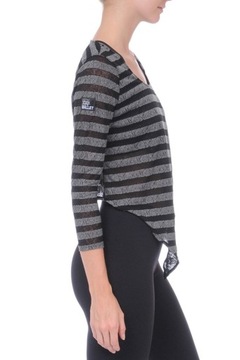 DANSKIN Футболка женская в полоску для балета и танцев XS