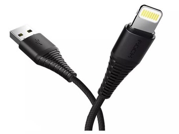 ORYGINALNY ROCK KABEL 1,2 m LIGHTNING WZMACNIANY
