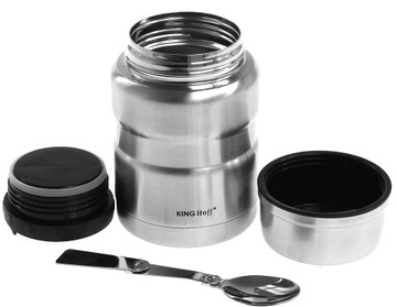 ТЕРМОС УЖИННЫЙ 0,5 Л СУП УПОМИНАНИЕ ЕДА + Ложка