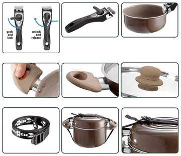 BRUNNER GOURMET ROCK ТУРИСТИЧЕСКИЕ ГОРШКИ 9+1 ø 24см