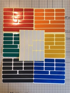 Светоотражающие наклейки на отражатель на велосипед, мотоцикл 13 шт.