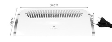 ПЫЛЕСБОРНИК ДЛЯ МАНИКЮРНЫХ НОГТЕЙ С 3 МОЩНЫМИ ВЕНТИЛЯТОРАМИ